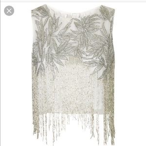 Topshop beaded tank